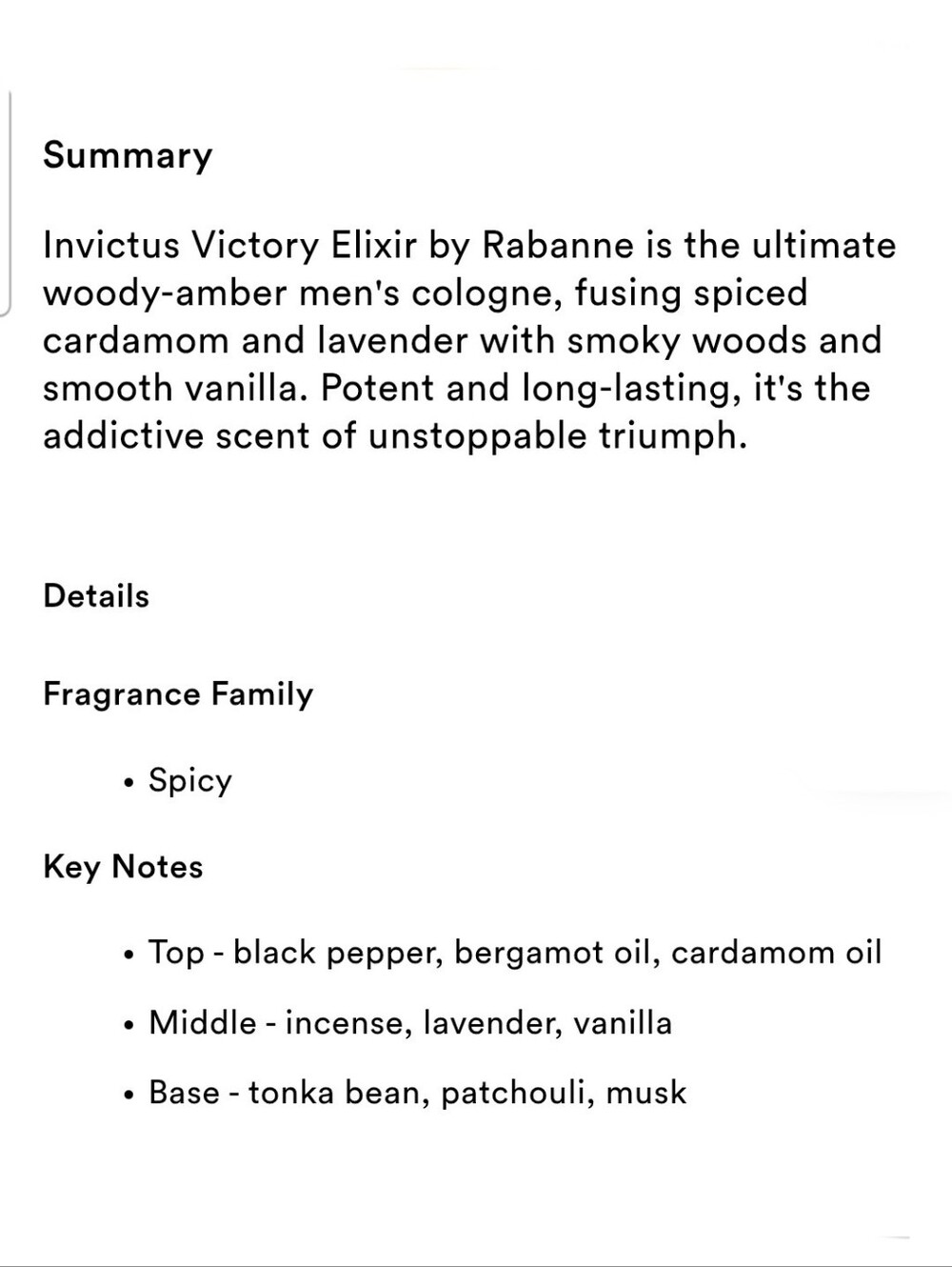 ⭐4/$15 Paco Rabanne Invictus Victory Elixir - Picture 5 of 6